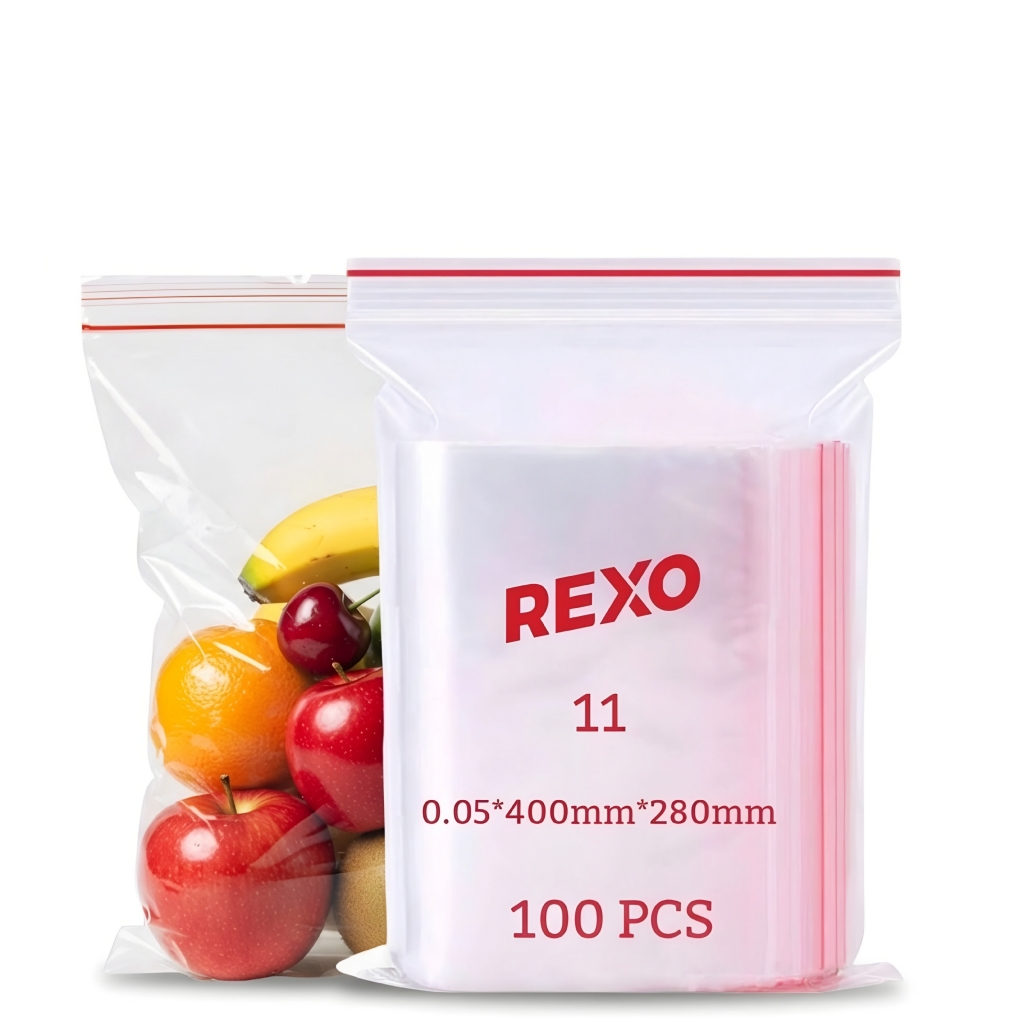 Rexo Ziplock Bags No. 11 – 40 × 28 cm 