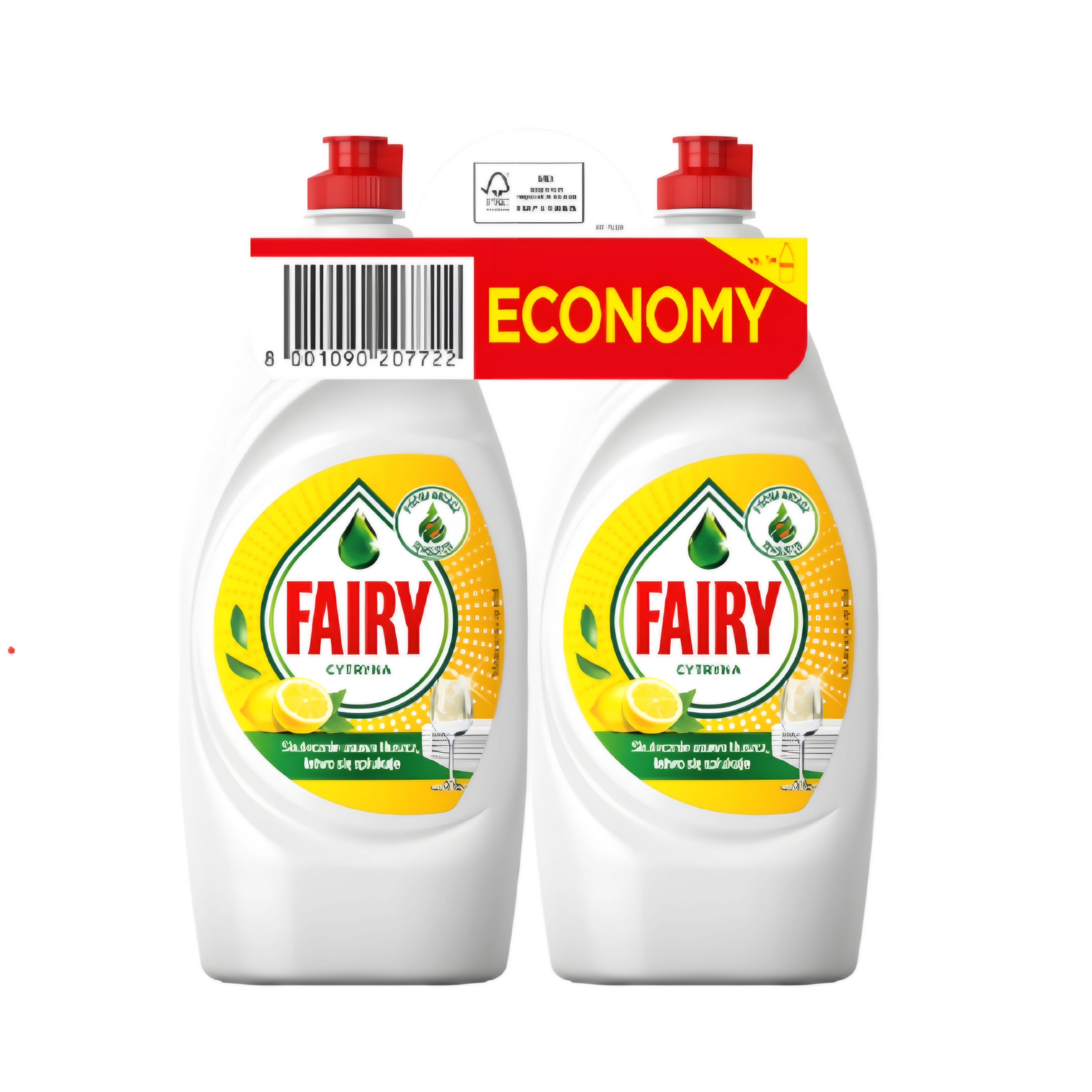  Fairy Dishwashing Liquid 900 ml, 2 pieces 