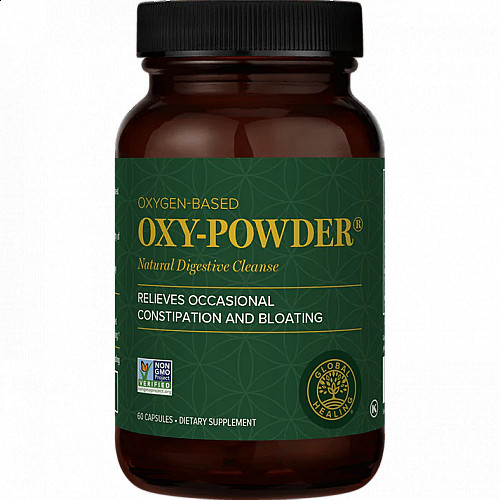 Global Healing Center -Oxy-Powder - Oxygen Based Colon Cleanser - 60 caps