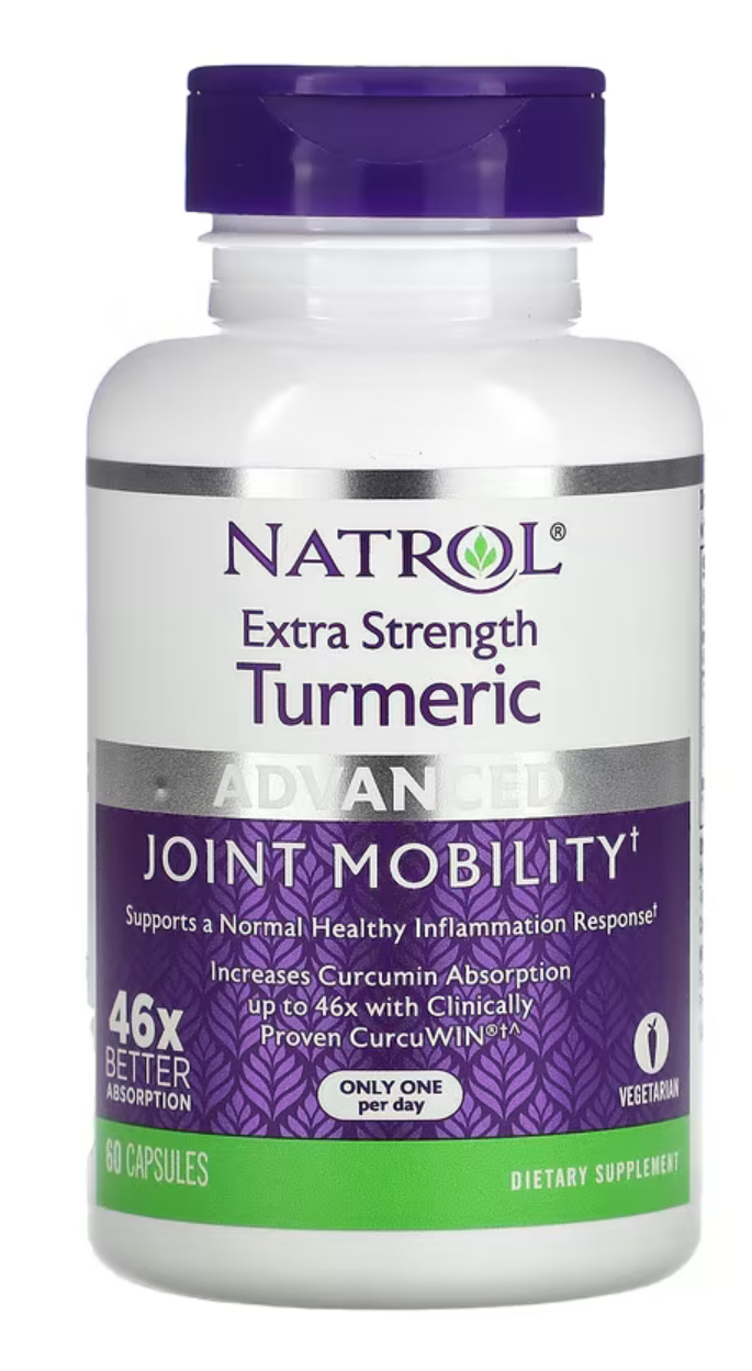 Natrol , Extra Strength Turmeric, Advanced, 60 Capsules