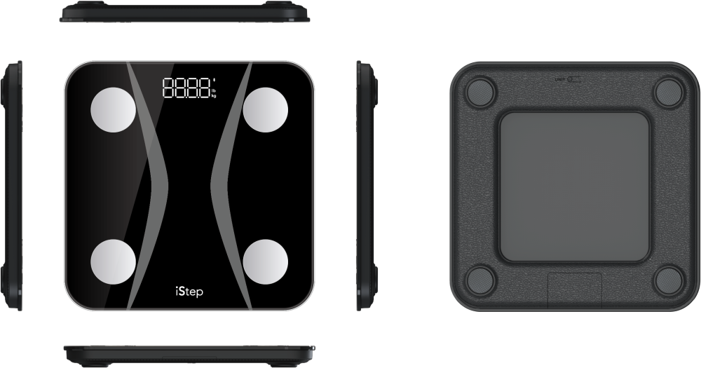 ميزان iStep رقمي ذكي - اسود