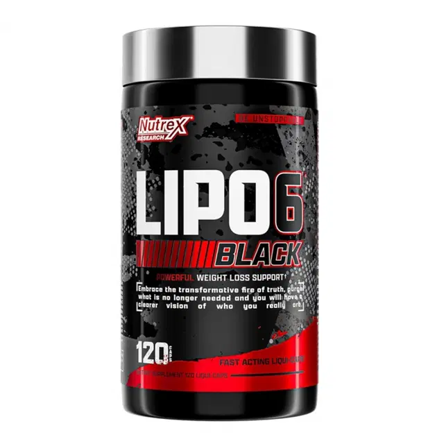 Nutrex Research, Lipo-6 Black, Ultra Concentrated, 60 Black Capsules