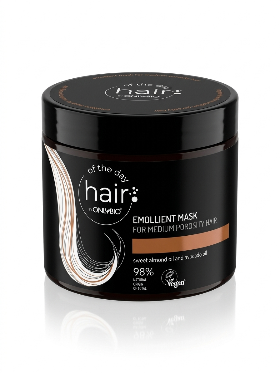 Hair of the day by onlybio emollient mask for medium porosity hair