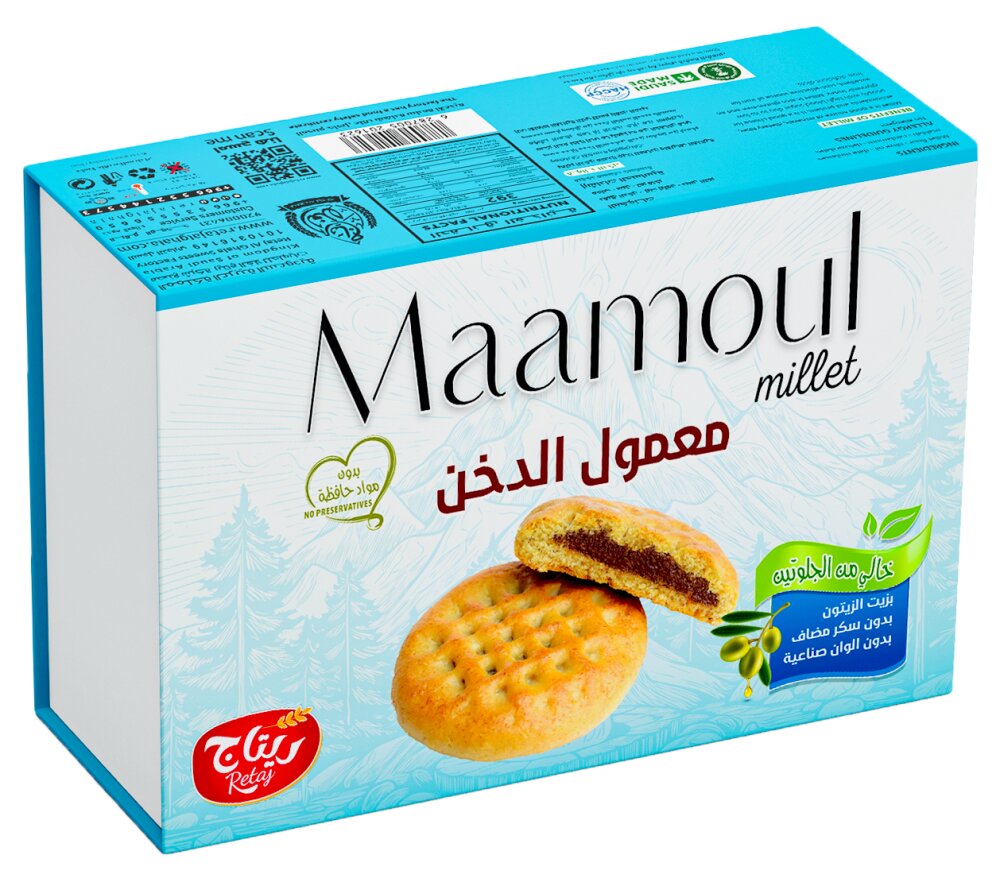 معمول دخن بدون سكر