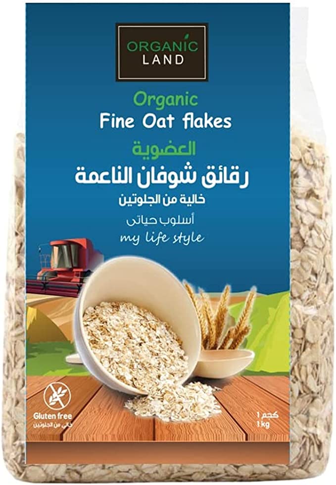 Organic Land Organic Rolled Oats 1 kg