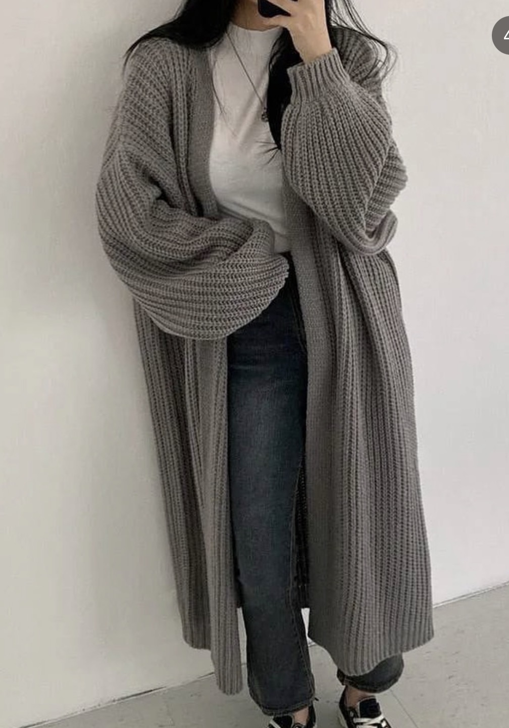 سترة طويلة نسائية أنيقة معطف ناعم