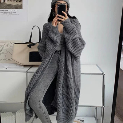 سترة طويلة نسائية أنيقة معطف ناعم