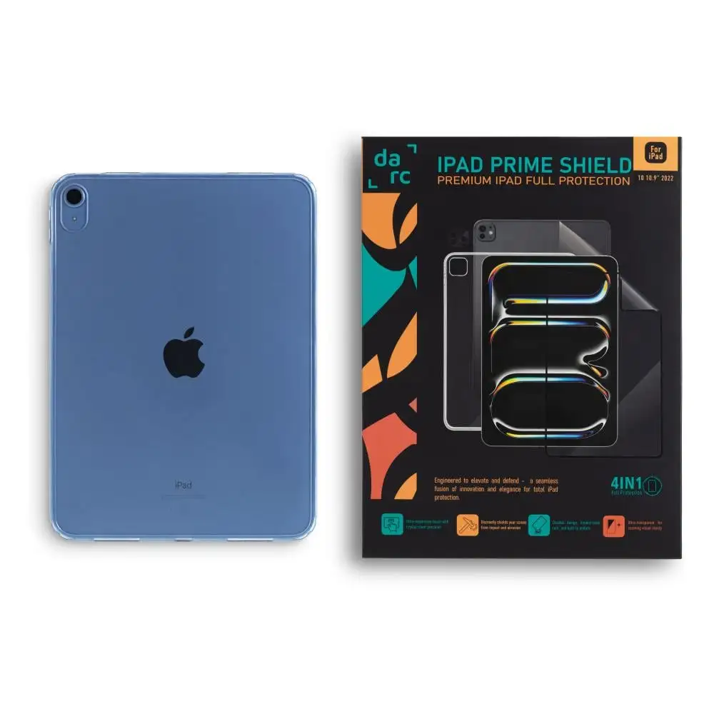 DARC 4-in-1 Protection Bundle for iPad A16 11th Gen or iPad 10th Gen