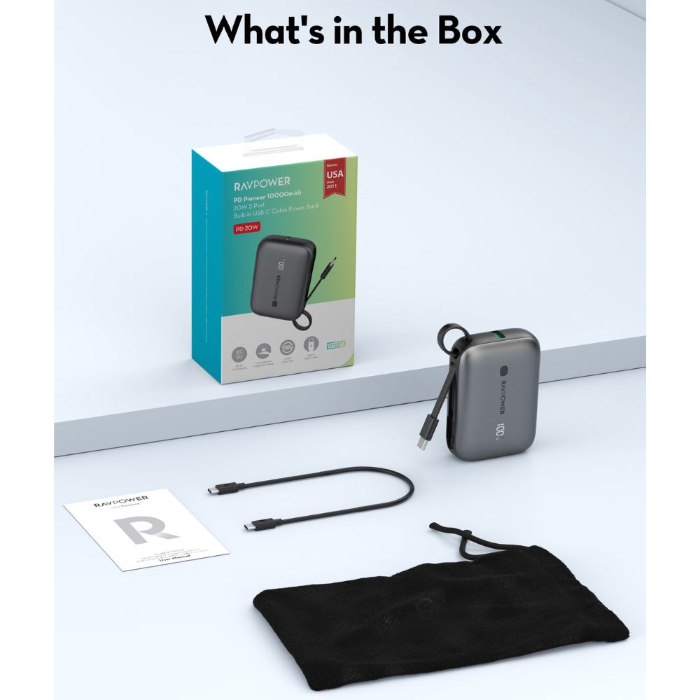 RAVPower 20W Power Bank with 10000mAh