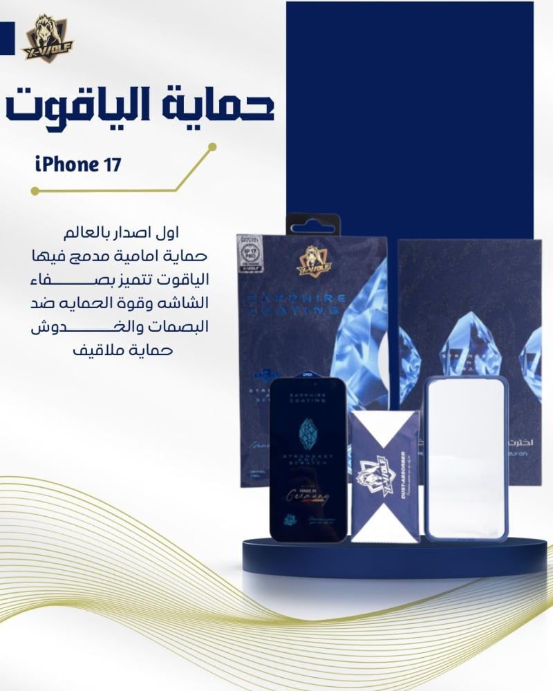 X-WOLF Crystal Privacy Screen Protector for iPhone 17 Series