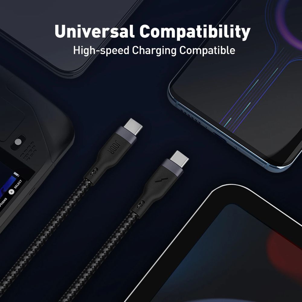 JODA FIBER 60 Nylon Braided USB C-C Cable