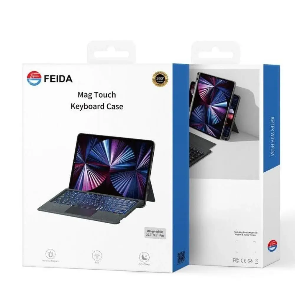 Feida MagTouch Magnetic Keyboard with Mouse for iPad Pro 13 / iPad Air 13 inch