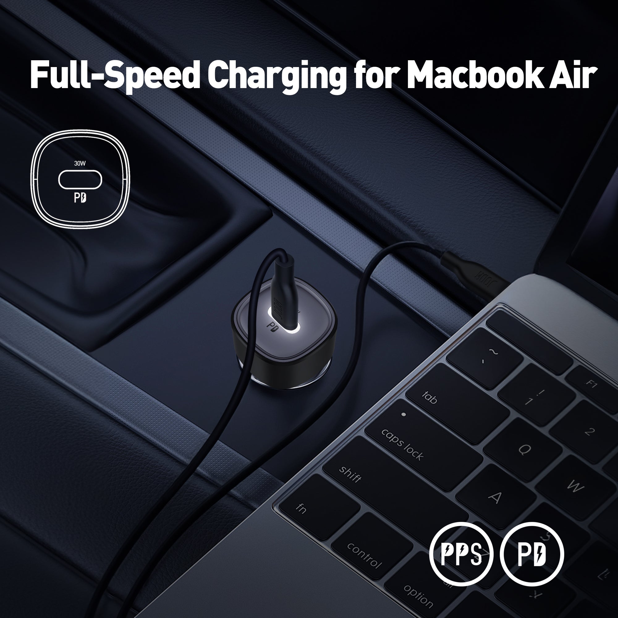 JODA TUBE 30 PD 30W USB-C Car Charger