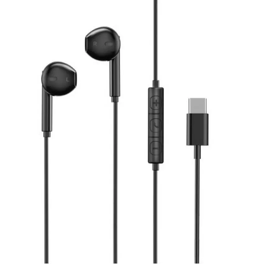 RAVPower Type-C Wired Earphones Black