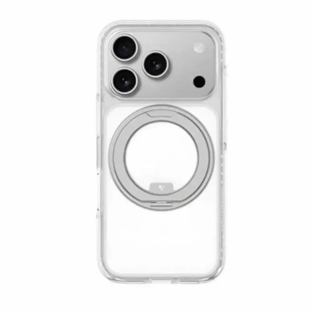 AmazingThing Titan Pro MagSpin Clear iPhone 17 Pro / 17 Pro Max Case with Ring and Stand