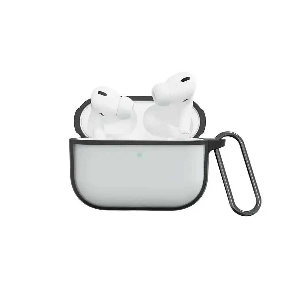 جراب سماعة Air pods 3 pro سليكون شفاف  جرين ليون 