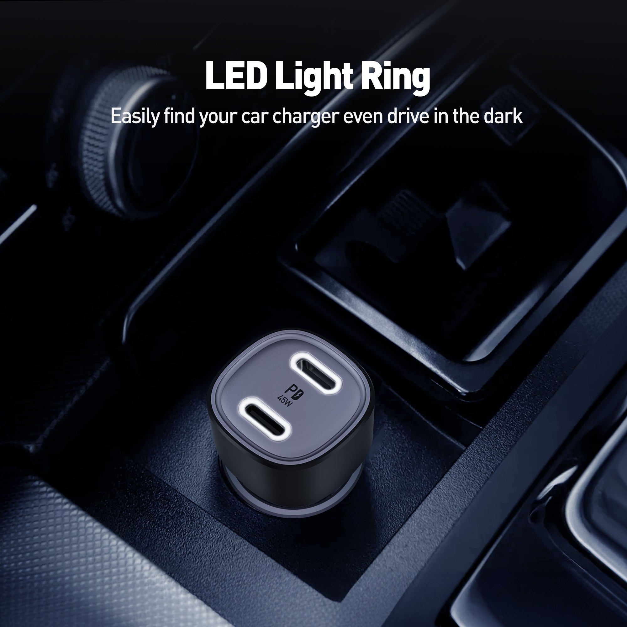 JODA TUBE 45 PD 45W USB-C Car Charger