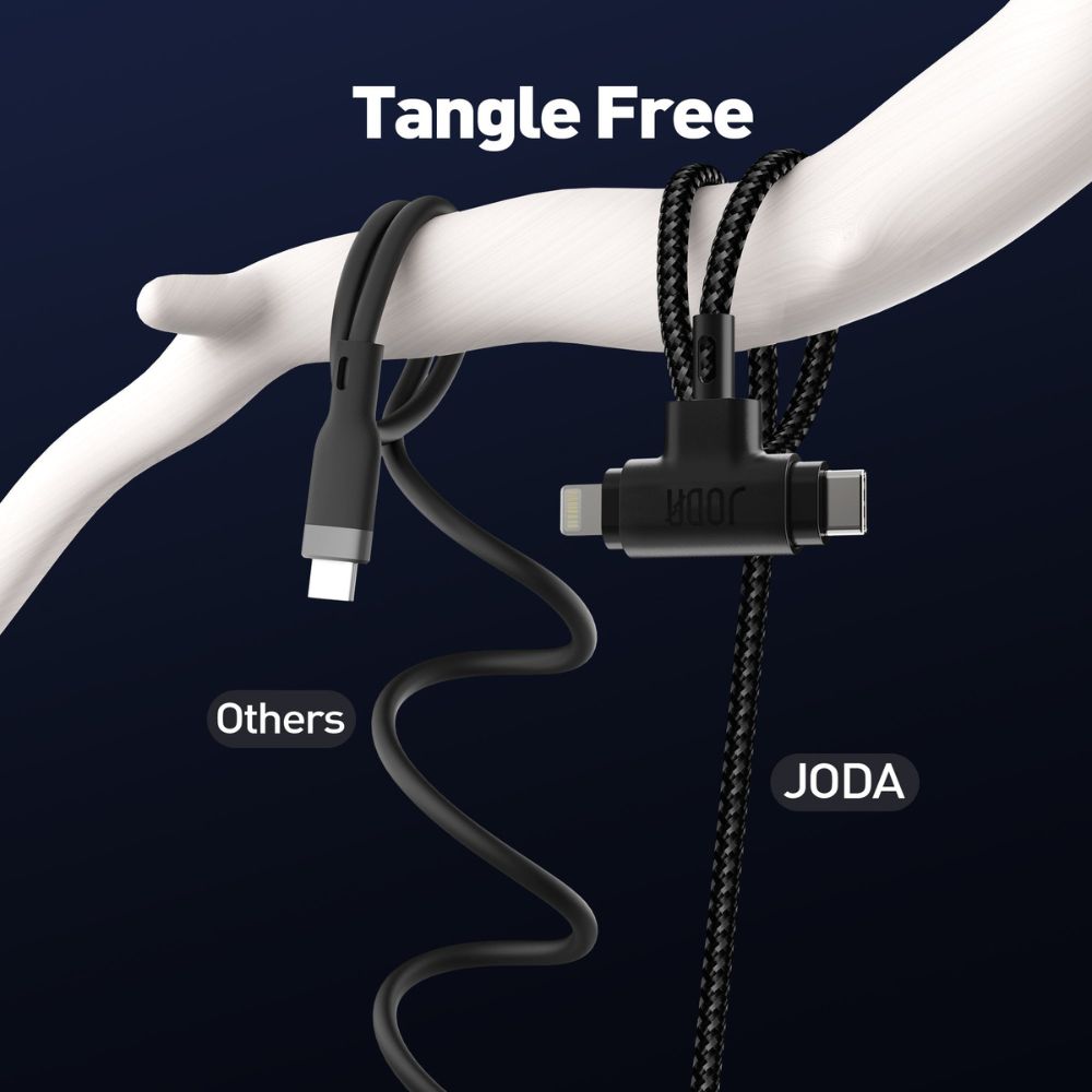 JODA Duo I USB-C Cable with Lightning Connector
