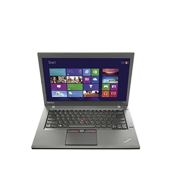لابتوب لينوفو ثينك باد T450 مجدد باللون الأسود مخصص للأعمال بذاكرة 16 جيجابايت