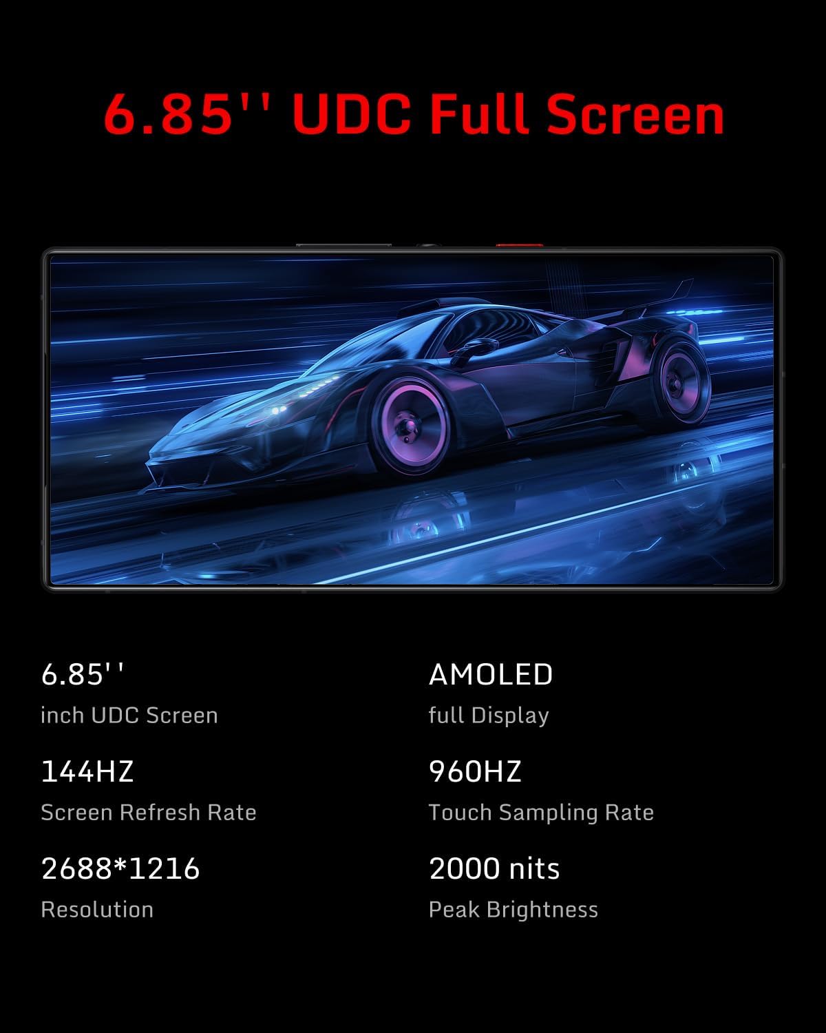 Red Magic 10 Pro 5G gaming smartphone in Dusk Black with 1TB storage and 24GB RAM