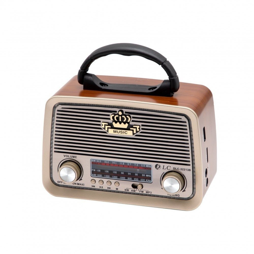 Classic vintage radio with elegant retro design and clear sound for home and office décor