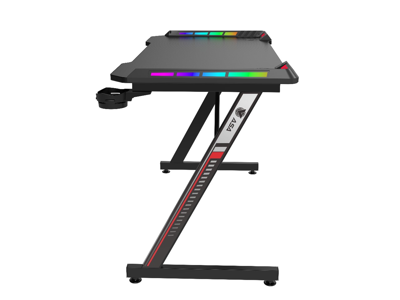 ASA Bright Gaming Desk with LED Lighting and Smart Control
