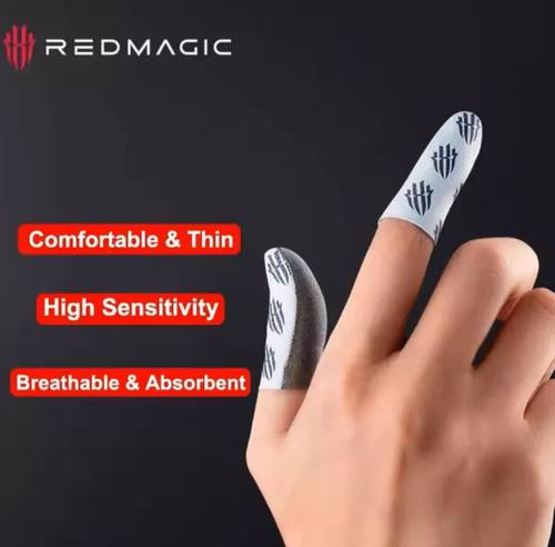 Original Red Magic gaming finger sleeves for precise control and fast screen response