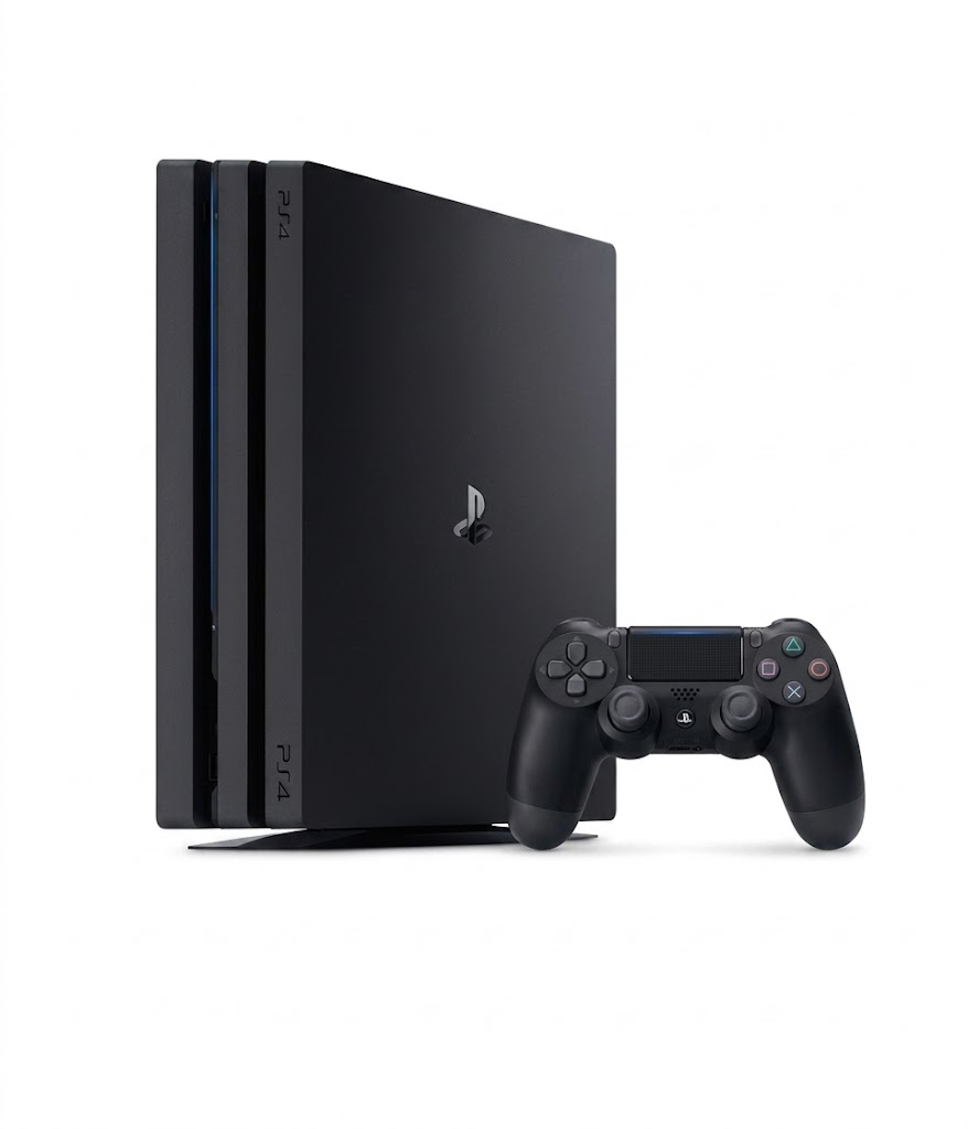 Used Sony PlayStation 4 Pro 1TB with controller and accessories - 6 months warranty