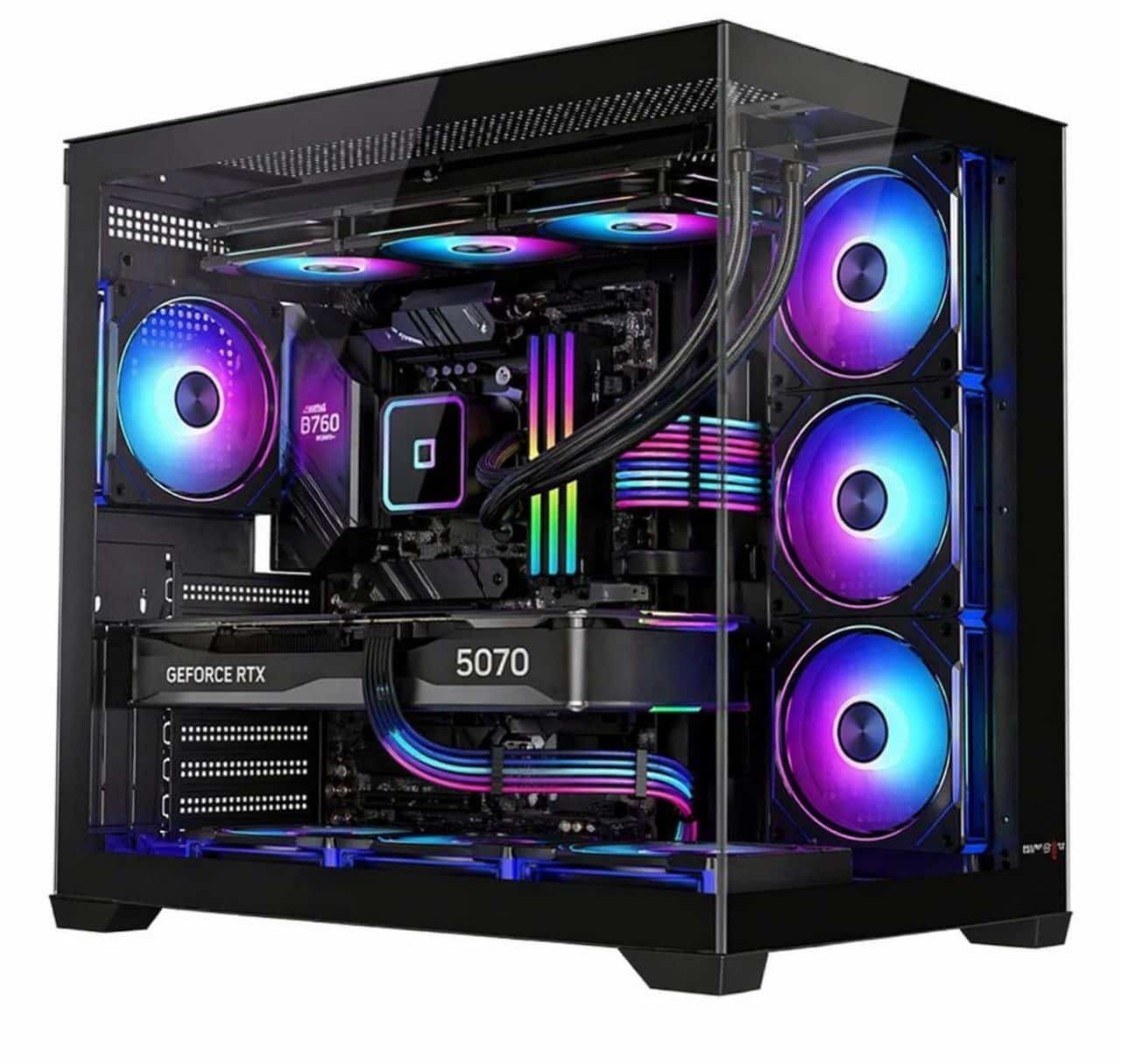 Spear Gaming Desktop PC Ryzen 7 7800X3D RTX 5070 12GB Spear-18 Case
