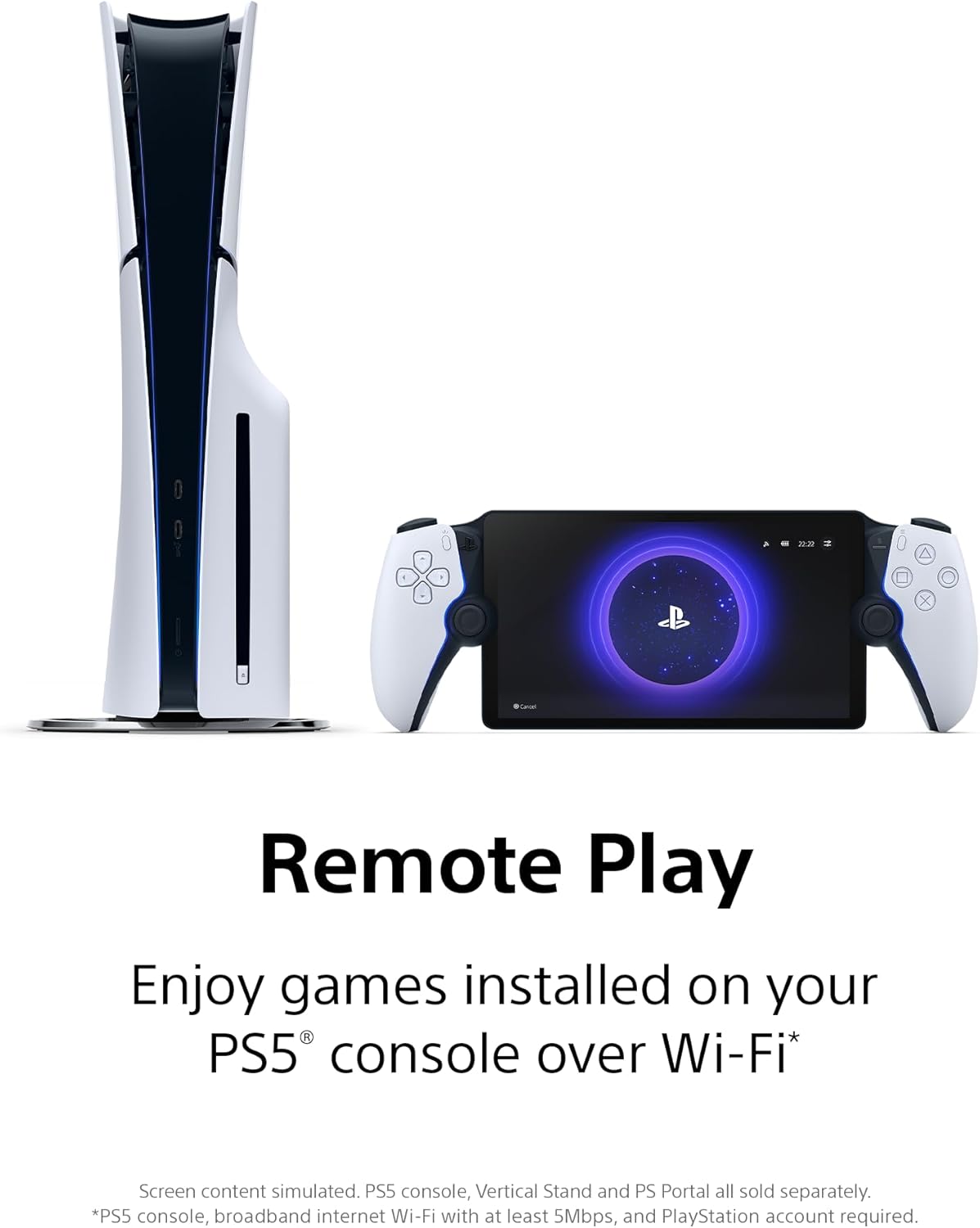 Sony PlayStation Portal Remote Player in White Open Box New Condition