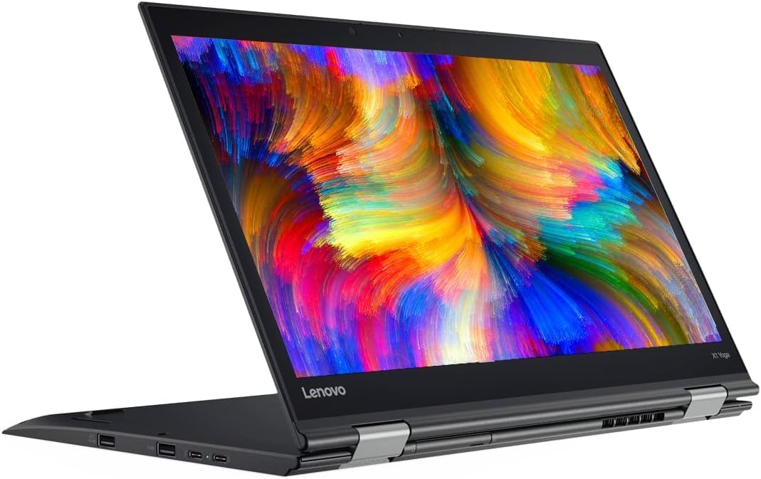 Refurbished Lenovo X1 Yoga Gen 2 touch screen laptop Core i7 front view