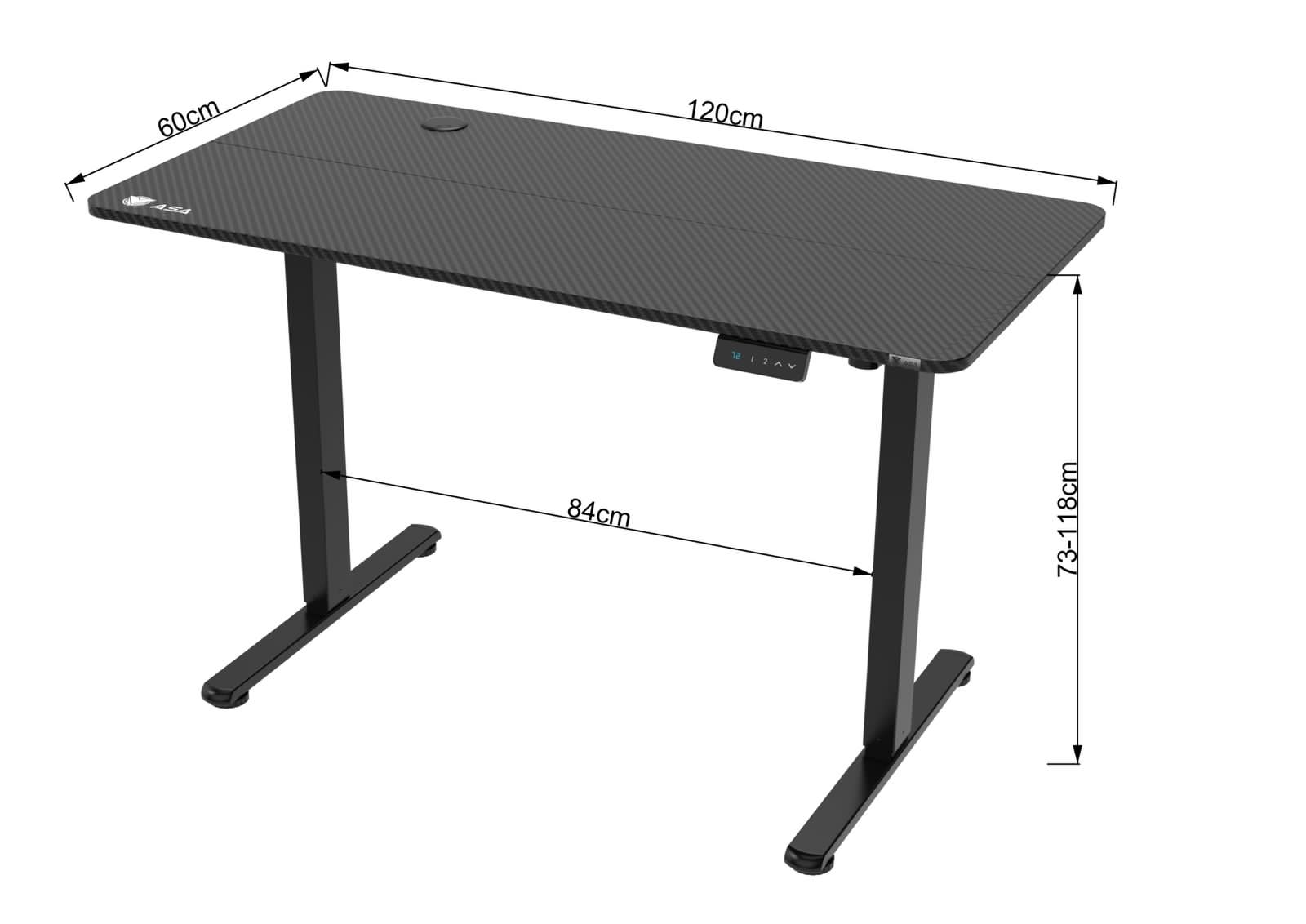 ASA Dynamic Gaming and Office Desk with Modern Design