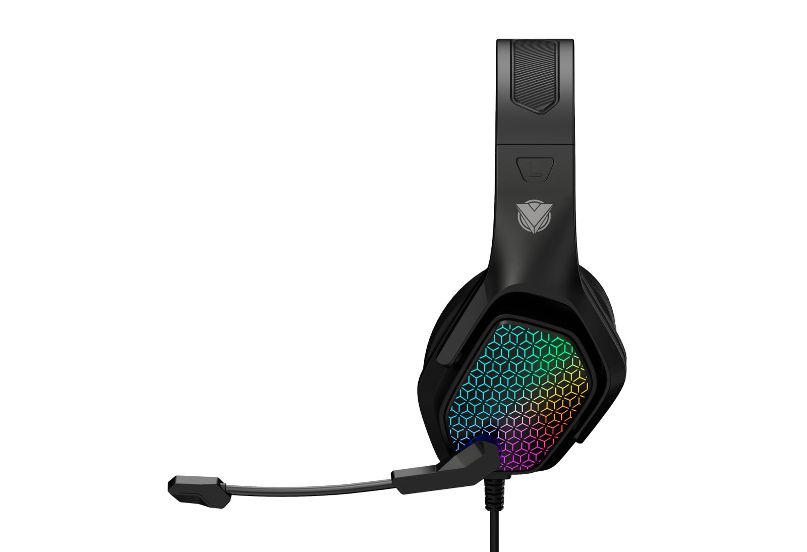 سماعة ألعاب سلكية ASA A55 RGB مع ميكروفون عازل للضوضاء