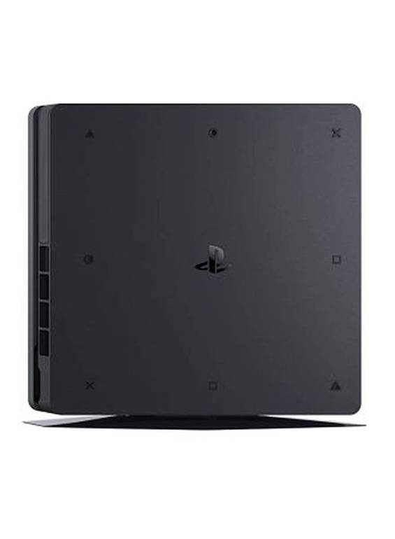 Used PlayStation 4 Slim 500GB with two DualShock controllers and GT strip gift included