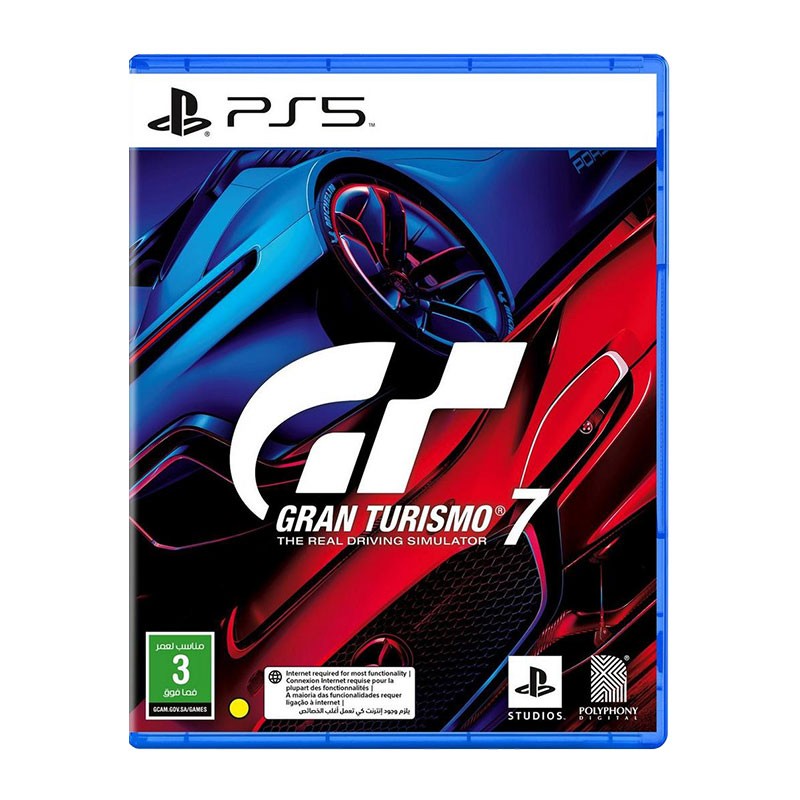 PS5 Disc Edition bundle with Redragon 24-inch monitor, gaming chair, and Gran Turismo 7 - 1 year warranty