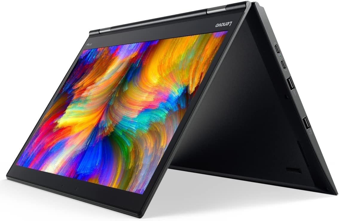 Refurbished Lenovo X1 Yoga Gen 2 touch screen laptop Core i7 front view