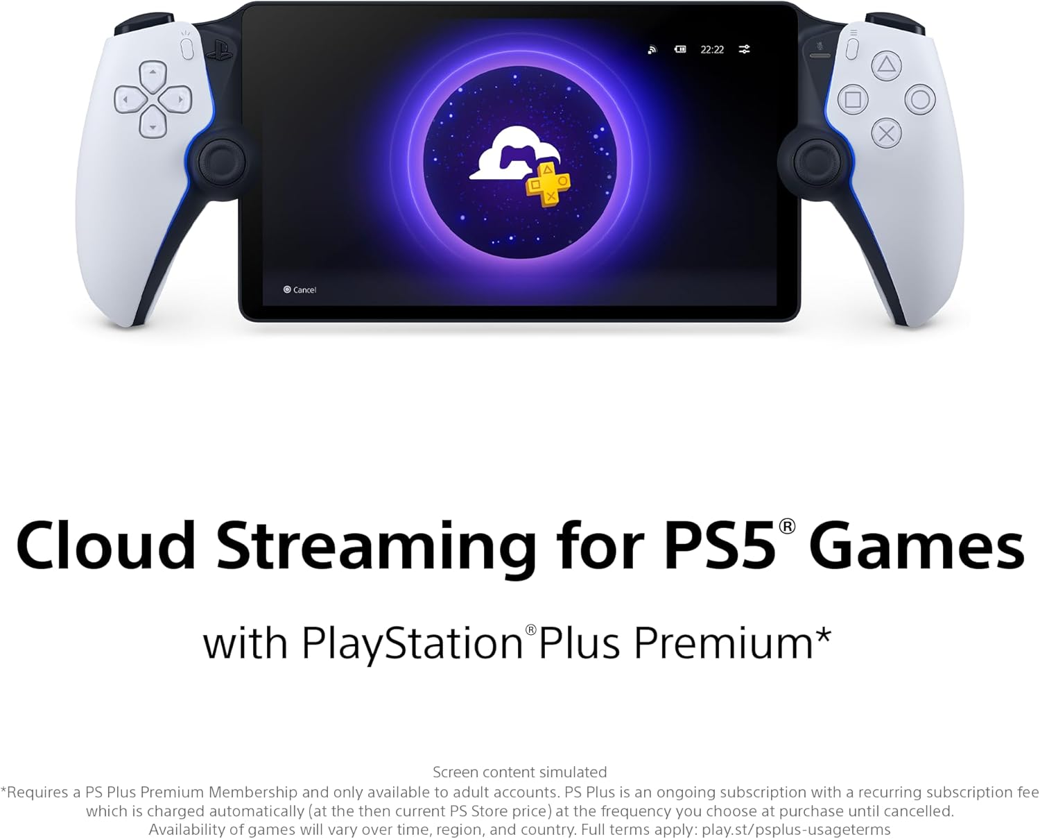 Sony PlayStation Portal Remote Player - White - Open Box