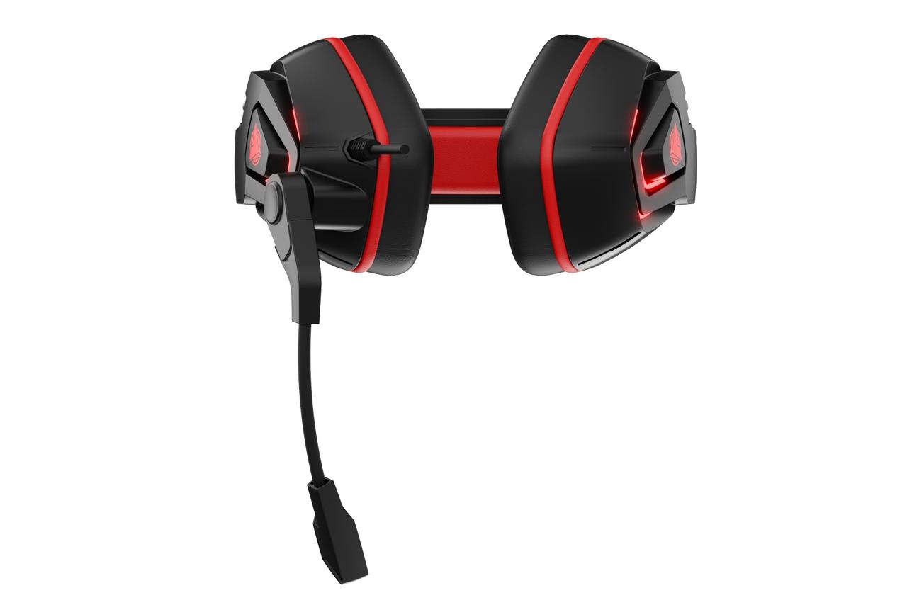 ASA A44 Wired Gaming Headset with RGB Lighting, Surround Sound and Noise Cancelling Microphone