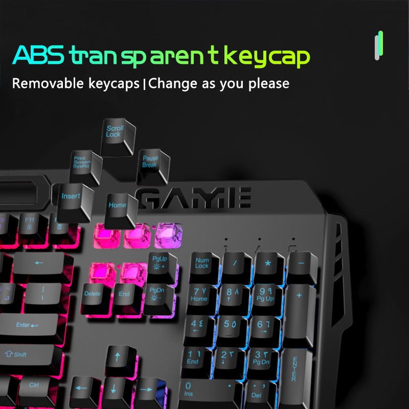 ASA IRON Gaming Keyboard and Mouse RGB Combo