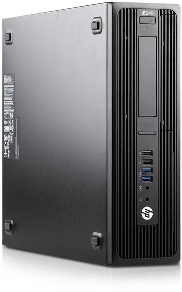 Refurbished HP Z240 Desktop Computer with Intel Core i5 6th Gen WiFi and One Year Warranty