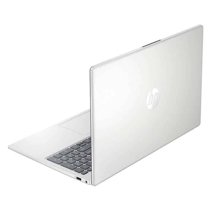 New HP 15-fd0021nx silver laptop 15.6 inch screen front view