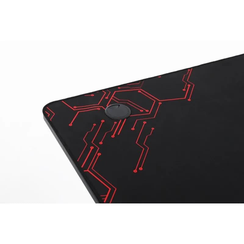 ASA Jumbo A2 gaming desk in black with full surface mouse pad