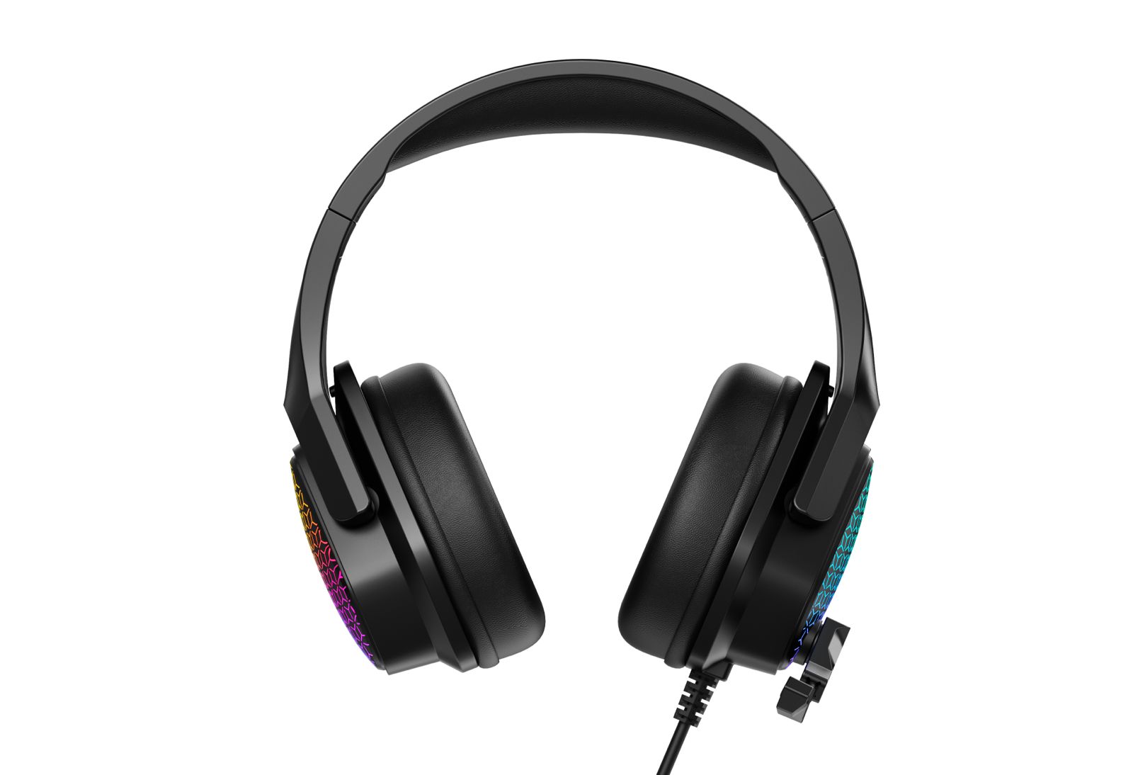 سماعة ألعاب سلكية ASA A55 RGB مع ميكروفون عازل للضوضاء
