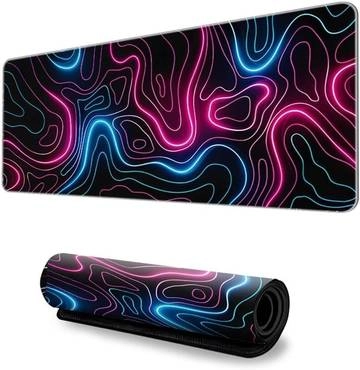 Pro Mouse Pad - Neon Topo Edition