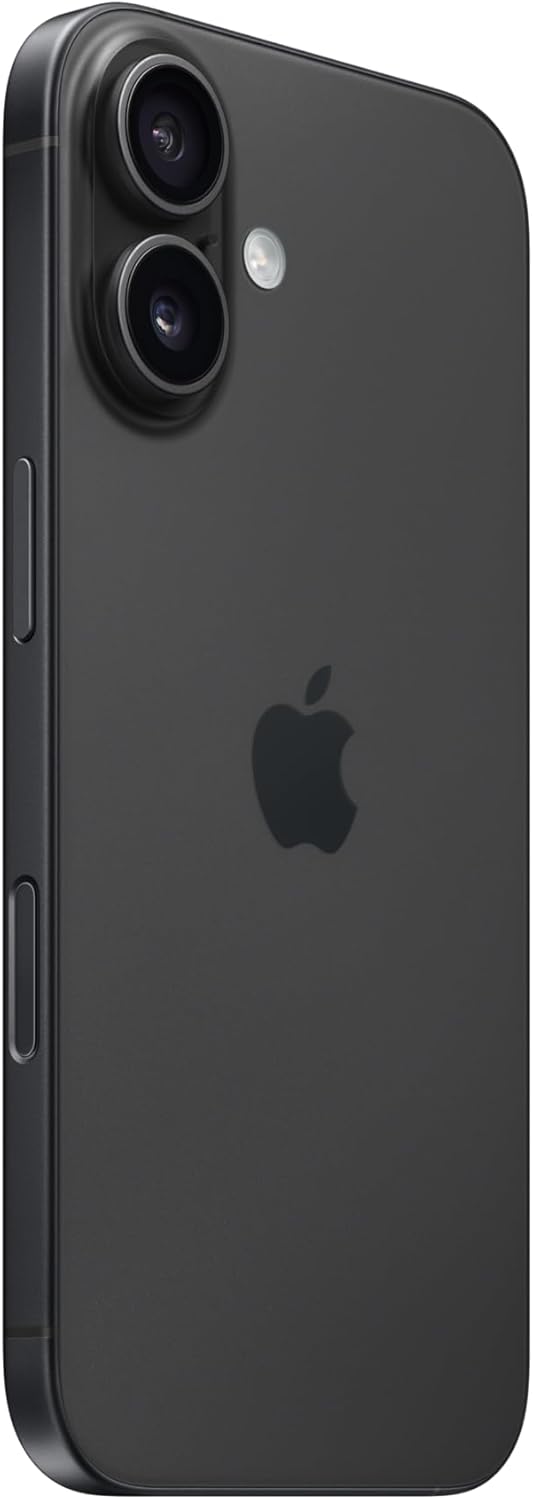 Apple iPhone 16 in Black color with 5G connectivity and FaceTime application