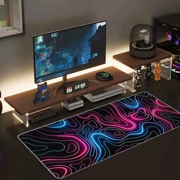 Pro Mouse Pad - Neon Topo Edition