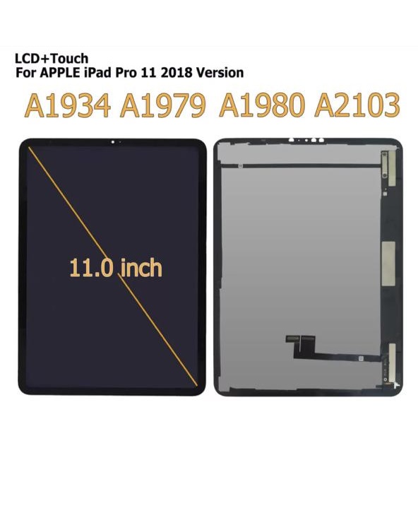 Original iPad Pro 11-inch complete screen replacement compatible with 2018 and 2020 models with one-year warranty and premium display quality