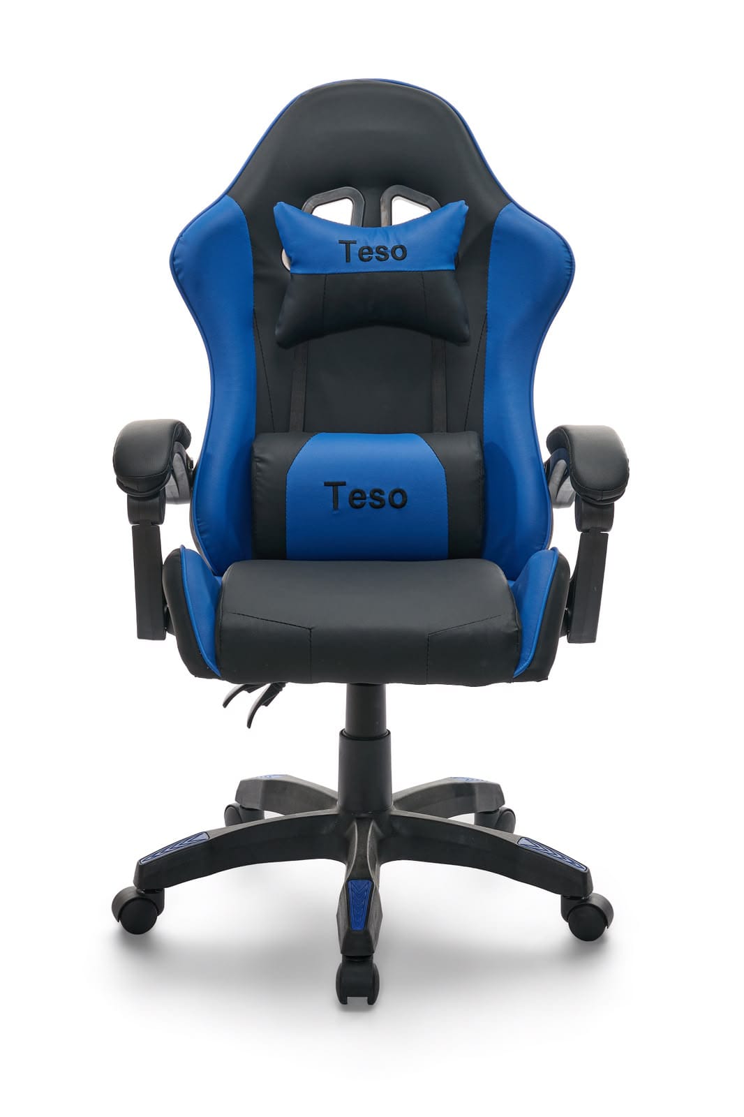 TESO ergonomic gaming chair with lumbar and neck cushions adjustable design in multiple colors