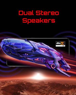 Nubia RedMagic 7 dual SIM gaming smartphone in Obsidian black with 128GB storage
