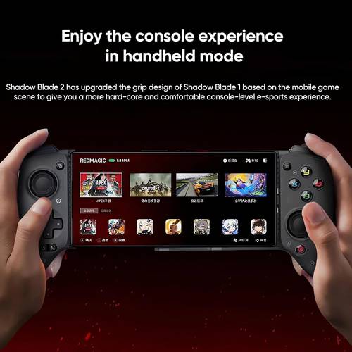 Black Redmagic Shadow Blade Gamepad 2 mobile gaming controller